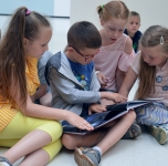 Klaipėdos "Smeltės" progimnazijos pradinukai KKKC parodinėse erdvėse/ 2019 06 07